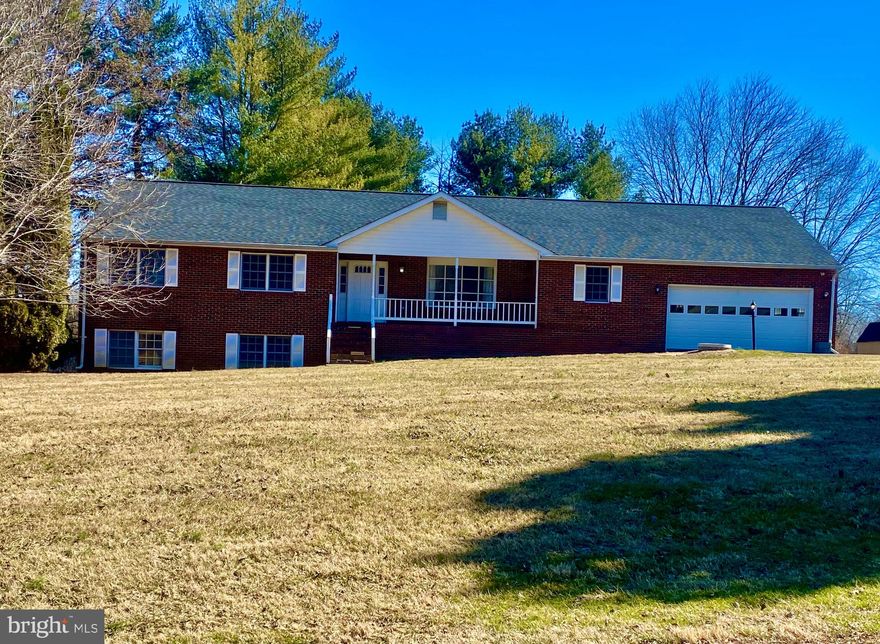Rare opportunity to buy in Bethal Academy. All brick Rambler, single level living at its best. DC side of Warrenton. 3 Bedrooms, 2 Bathrooms,  High Speed internet Xfinity, wood burning fireplace, skylights, front and rear porch, oversized 2 car garage, paved driveway,  large lot, No HOA. Unfinished walkout basement. New HVAC system. Located near Airlie, enjoy the convenience of being near schools, shopping and dinning. Easy access to Routes 17, 29 and 66