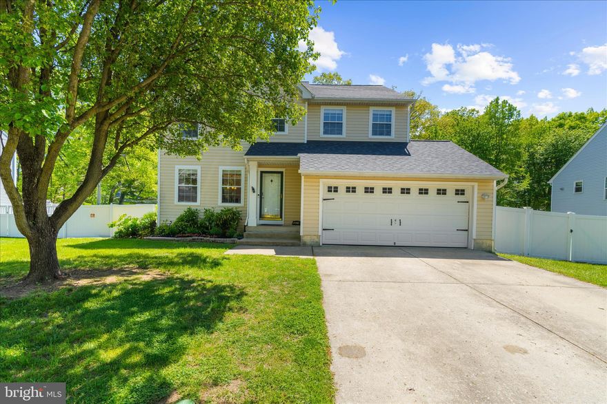 Spacious colonial in the sought after Willow Run community offering approximately 3,000 square feet of living space plus additional outdoor living areas with a screened porch and expansive deck. This well maintained home features 4 bedrooms, 2 full baths and 1 half bath, and includes a great office space on lower level. The main level and lower level has been updated with new luxury vinyl plank flooring and fresh paint, creating a clean, move-in ready feel. The finished walk-out basement provides excellent additional living space with a large recreation room with dedicated theater area, wet bar and a custom bar that conveys. The primary suite offers a custom spa-like bath, featuring a large jetted soaking tub, separate walk-in glass shower, dual vanity, and beautiful designer tile work your own private retreat at the end of the day. Major updates include a NEW roof 2025 and NEW HVAC system in 2022, offering peace of mind for the next owner. Enjoy outdoor living and entertaining in the fully fenced backyard with a vinyl privacy fence, backing to trees for added privacy, plus a storage shed for added convenience. The Willow Run community offers a walkable setting with tree-lined streets, mature landscaping, and sidewalks, creating a welcoming neighborhood feel perfect for everyday living. Additional features include a 2-car garage, large closets, and ample storage throughout the home. Sellers currently have an assumable VA loan with a low interest rate, presenting a unique opportunity for qualified buyers.