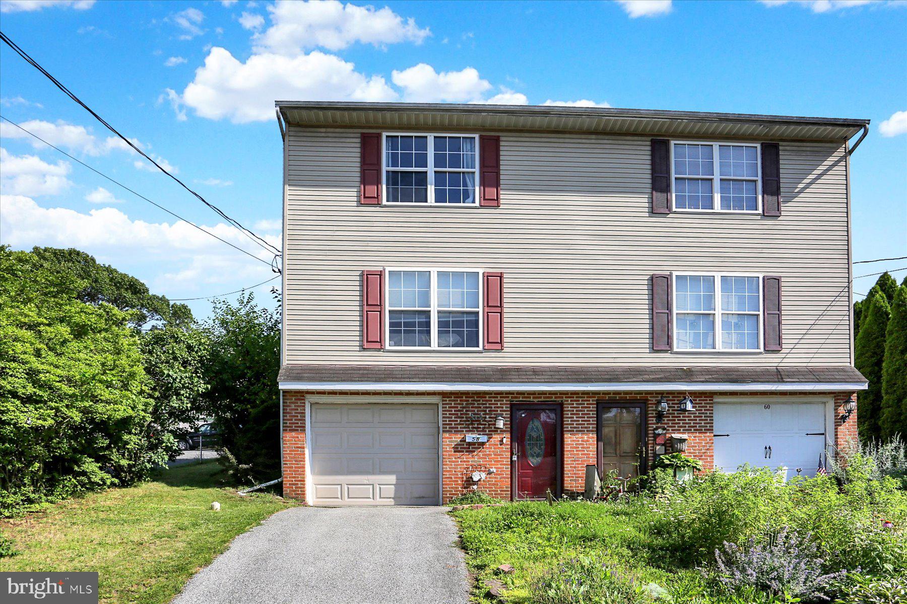 End unit townhome with garage. Bright, naturally lit living room, leading to a sitting room/play room/office area. Use your creativity here! First floor half bath, Kitchen with ample cabinet space and sliders leading to a deck with a fenced yard! Second floor offers 3 bedrooms and a full bath. Some updates include: Newer gas water heater (12/22), Newer HVAC system (6/23), kitchen & half bath remodel (6/21) & water proofed basement (2011). Add this home to your showing listing and check it out today!!