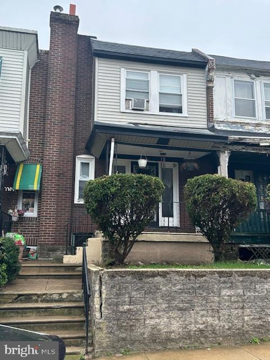 "LET'S MAKE A DEAL"!  Available for sale in the sought after Mt. Airy neighborhood is a three bedroom row home selling in "As-Is" condition.  It's located on pretty well maintained block close to mall shopping, schools, and churches. The property needs cosmetic updating and possible roofing repairs.  The floors are the original wood planks and appear to be salvageable.  The basement has finished walls and ceiling, and there is a convenient powder room already in place.  If you're an investor looking to flip or add to a rental portfolio, make an appointment and come tour this home.  Please note that all utilities have been shut-off, buyer should perform due-diligence before making an offer.  No repairs or warranties provided by the seller.