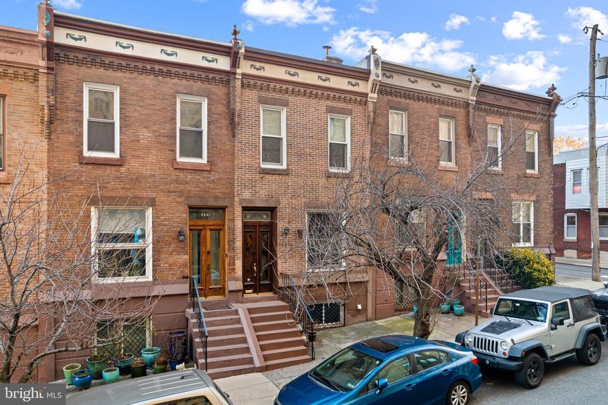 Are you looking for a beautiful, well-maintained, move-in ready rowhome around the corner from the Philadelphia Art Museum? This maintenance-free marvel is just for you! Walking up the concrete steps and through the original wood and glass double-doors, we find a wonderfully vintage vestibule. We continue into the warm living room with a huge front window, allowing sunlight to fill the space. Gliding over the hardwood floors (throughout the entire property), we pass the adorable, tucked-away half bath as we enter into the dining room. Whether you are planning to host holidays or just have some friends over, this space is perfect to entertain. The updated kitchen offers a ton of room for a dinner table, in addition to the current island and floor to ceiling cabinets. This area also offers access to the private rear yard with built-in planter, hammock, grill and space for a large outdoor table. Upstairs we find the 3 bright bedrooms and tiled full bath. The front and rear bedrooms are both primary-sized with the middle one begging to be an office or nursery. The large basement in this house stretches from the entire length of the home. The front half is used to house utilities and laundry with storage, and the rear has been transformed into a dream workshop. 2629 Aspen is a wonderful home that has a long life ahead of it. Come and schedule a showing today!