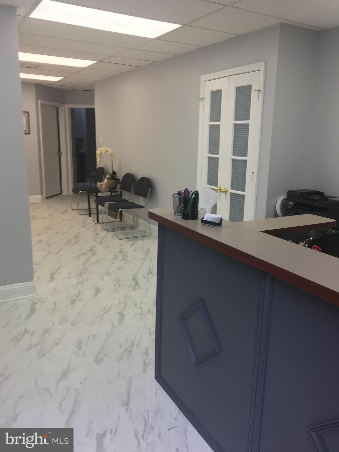 The entire medical office is available for rent or you can rent a room. We have four rooms available. The office is also for sale.
