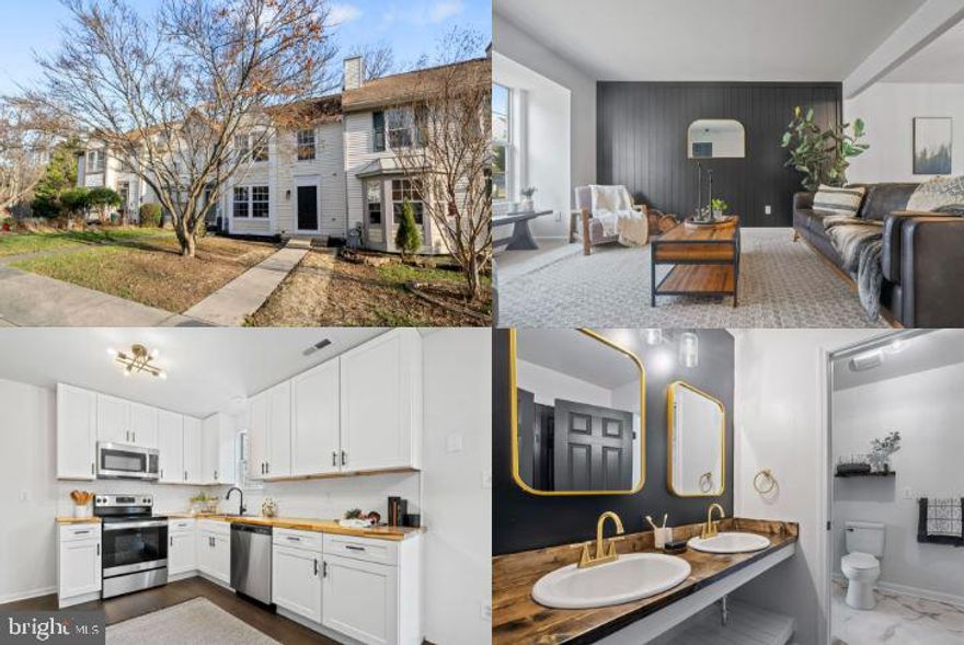 Lovely renewed townhome with excellent features near golf course. Gorgeous solid shaker style cabinetry w/ dovetailed construction, soft close drawers/beautiful tile backsplash, brand new stainless appliances, and solid quartz countertops. Updated bath with tile surround tub, eng hardwood flooring and BRAND NEW ROOF! ABSOLUTE MUST SEE HOME!