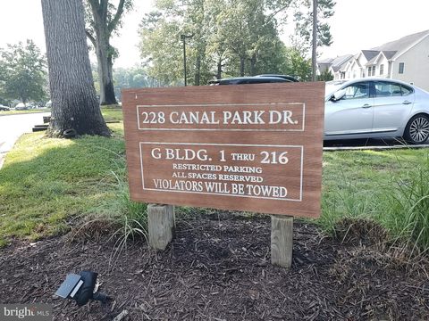 228 CANAL PARK DRIVE G-208 SALISBURY MD 21804