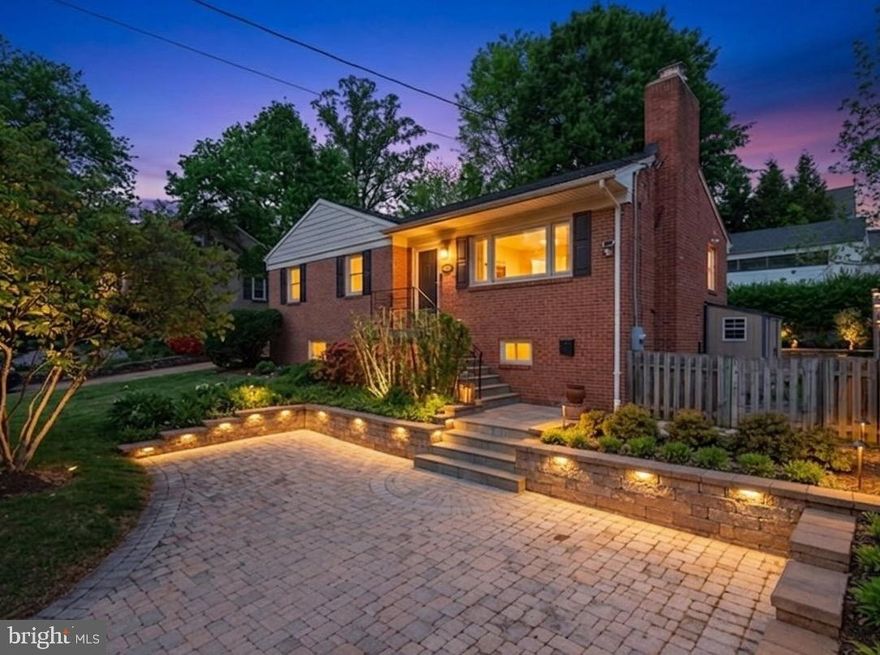 Welcome to this impeccably maintained, upgraded and lovingly cared for 4 bedroom 2 bath brick home..close to downtown Bethesda that supports higher land value!   The family has retired and looking forward to relocating out of state to be with their grandchild.  One of the primary reasons the owners bought this home 27 years ago with us was the setting and privacy with the elevated views contributing to abundance of natural light and the coveted school cluster, Bradley Hills/Pyle and Walt Whitman senior.

Front development includes large paver driveway with paver retaining wall, under cap lighting to flagstone walkway and stoop. 

Substantial “all brick” 4 sides home with minimal maintenance as seller had window trim/fascia and soffit wrapped with vinyl and installed concrete siding.  Newer efficient double pane quality casement-type Anderson double pane windows throughout home.

Lovely like new hardwood flooring sanded and refinished in 2021.

  Upon entering the bright LIVING ROOM highlighted by centered masonry fireplace converted to quality Mendota FV44, gas log (less mess)  burner system with fan and remote.  This gracious Living Room has crown moldings, and recessed lights.  

Separate DINING/R with corner pantry and windows on each wall, opens to REDONE KITCHEN finely executed with tasteful selections:  Crystal 42” “solid” light cherry cabinetry with attractive “costa esmeraldo” granite tops, surrounded by “glass” mosaic  backsplash.  Deep sink under large window.  Stainless steel appliances, gas cook-top, self-cleaning oven topped with builtin microwave, abundance of recessed lighting, polished porcelain floor with mosaic inlay and practical door to garden completes this outstanding Kitchen.

All three bedrooms fitted with ceiling light-fans, doors replaced with solid oak leaded-glass doors with new brushed steel level door hardware.  KING-SIZE MASTER BEDROOM with his & hers closets.

Beautiful renovated bathroom with calacatta design porcelain, vanity with exotic granite species, Kohler undermount porcelain sink and Grohe wide spread faucets.  Twin medicine cabinets topped with double lighting and Grohe rain shower head with separate handheld shower.


…and best of all…a bright LOWER LEVEL is finished from one end to the other…  Spacious 35ft RECREATION ROOM with unusually large windows (includes 6ft above bed plus several others) provide abundant natural light plus more than a dozen recessed lights complement the practical porcelain and ceramic flooring.  Four storage areas added behind the walls of painted knotty pine panelling.  Large rear left corner storage room fitted with work bench could easily be finished off to a private den/BR.

Gorgeous white FULL BATHROOM added (with oversized shower) and window, for son’s bedroom.

Large LAUNDRY ROOM with  double laundry tubs and lots good storage but more  importantly practical rear access to garden.  

The rear garden is fully fenced with natural beds of landscaping specimens.  The unusually large flagstone patio is ideal for cookouts and yard activities.

HVAC with efficient gas replaced in past ten years with gas water heater about three years ago.  Electrical panel box was upgraded for todays lifestyle/electrical needs and added a “whole house” surge protector.

Close proximity to NIH, Suburban Hospital, downtown Bethesda and metro.  It’s got it all…Act now, won’t last!