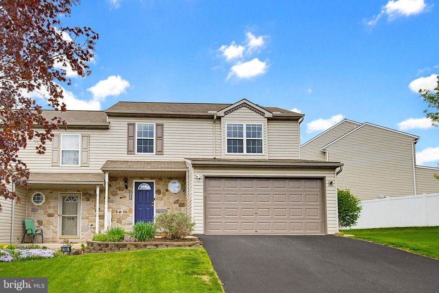 Nestled in a prime location with seamless access to the PA Turnpike and Route 222, this immaculate home by Hess Builders is offered by the original owners who meticulously designed every detail with upgrades throughout.  Recently refreshed with neutral paint, the home boasts a spacious open floor plan, a 15' x 12' deck off the living room, and each bedroom features walk-in closets and energy efficient blackout shades.  The bright, finished lower level includes an egress window, a half bath, and ample storage, all in pristine condition.  Don't miss this rare gem!