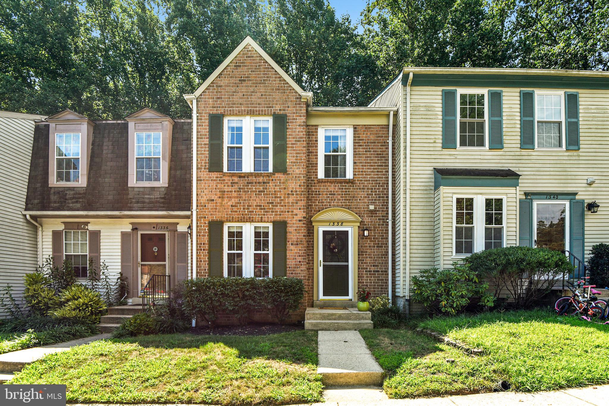 Enjoy Your Drive Through Bucolic Woods and Enter this Peaceful, Tucked-Away Community of Audubon Woods! Welcome to 1338 Alderton Ln! Step into this Lovely Townhome and be Greeted by a Hardwood Floored Foyer, which Continues to the Open Kitchen with Brand New Stainless Steel Appliances, Ample Cabinet Space and Pantry. The Light-Filled Dining/Living Area has Views of the Surrounding Woods. Step Out to the Freshly Refinished Deck and Listen to the Sounds of Nature. The Upper Level Features 2 Large Bedrooms, Both with Ensuite Baths and Walk-In Closets. The Lower Level Features a Relaxing Family Room with Cozy Fireplace. A Full Bath Allows for Use as Guest Quarters. Sliders Open to a Private Patio and Fully Fenced, Maintenance-Free Back Yard. The Buyer will be Pleased with Their Low Energy Bills, Due to the New HVAC (October 2019). Follow this link for the interactive floor plan for the listing:https://mls.TruPlace.com/property/2034/89604/ and schedule a showing with your Buyer's Agent before this is gone! Offers due at noon on Saturday, 8/8.