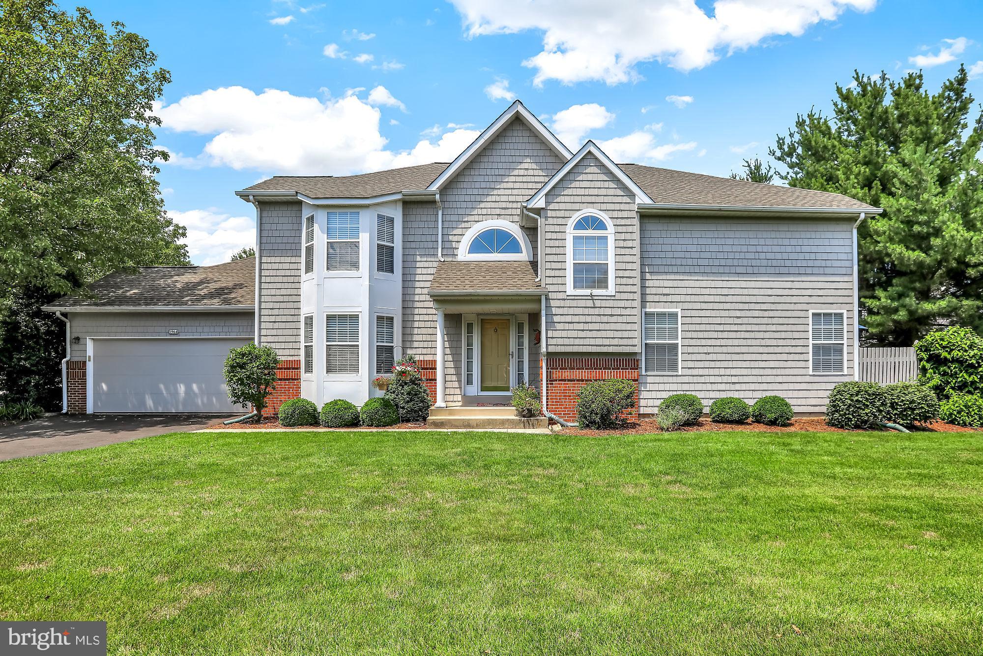 Enjoy fee simple ownership with maintenance free living in the sought after community of Palmer Farm. This beautiful Braddock model end unit with lots of open space is actively looking for a new family. This center hall Colonial with 2-story foyer leads you into a home office & dining room both with bay windows. Updated kitchen with breakfast area with access to the side deck. Family room with gas fireplace and double doors leading to the large second deck. Laundry room and pantry off the kitchen with entrance to the 2-car garage. Proceed to the upper level with large master bedroom including his & her closets and a cozy sitting room perfect for Netflix nights. Spacious master bath with jacuzzi tub 2 separate sink areas and private stall shower. Two additional bedrooms & hall bath complete the upper level.Full basement ready to be finished. Hardwood floors & neutral paint makes this home move in ready .The Community offers a club house with state of the art fitness center, outdoor pool with travatine decking, tennis & basketball courts, tot lot and walking trails. Convenient to all major highways, train stations and Mercer County Airport. Award winning Pennsbury schools.