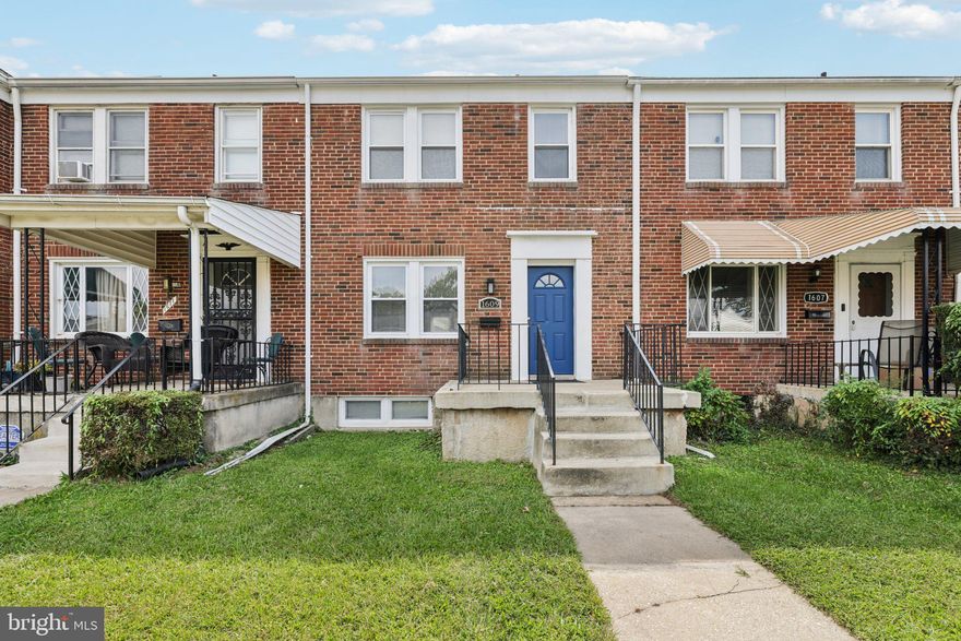 Here’s your chance to own this Impressive 4 bedroom, 2 full bathroom townhome with a Prime Location tucked away on a beautiful well-manicured block & just steps away from Morgan State University. Features an open layout floorplan- perfect for entertaining, kitchen with a center island and granite countertops, 3 spacious bedrooms and a full bath on the upper level and 1 bedroom and bathroom on the finished lower level. Freshly painted throughout and new carpet! The expansive backyard is great for outdoor fun. Parking is a breeze with your private rear parking pad that could fit multiple vehicles. Enjoy the convenience of being close to shops at the new and improved Northwood Commons. Nothing to do here but Move In and Enjoy. Welcome Home!

Mortgage savings may be available for buyers of this listing