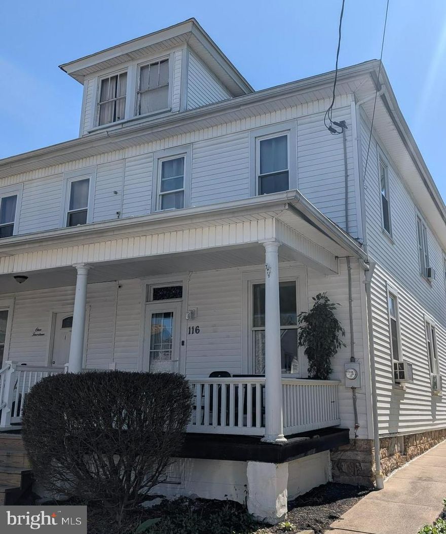 Beautiful home walking distance to school, restaurants and shops. Well maintained home featuring a Living room, Dining room, Eat in Kitchen,  Mud room, First floor full bath and Laundry. Second floor features 3 bedrooms, Full bath and stairs to the 3rd floor unfinished attic. Relax on the beautiful covered front porch, Or hide out in the beautiful landscaped back yard. Awesome covered back patio with a hot tub, Storage shed and a detached 2 car carport.