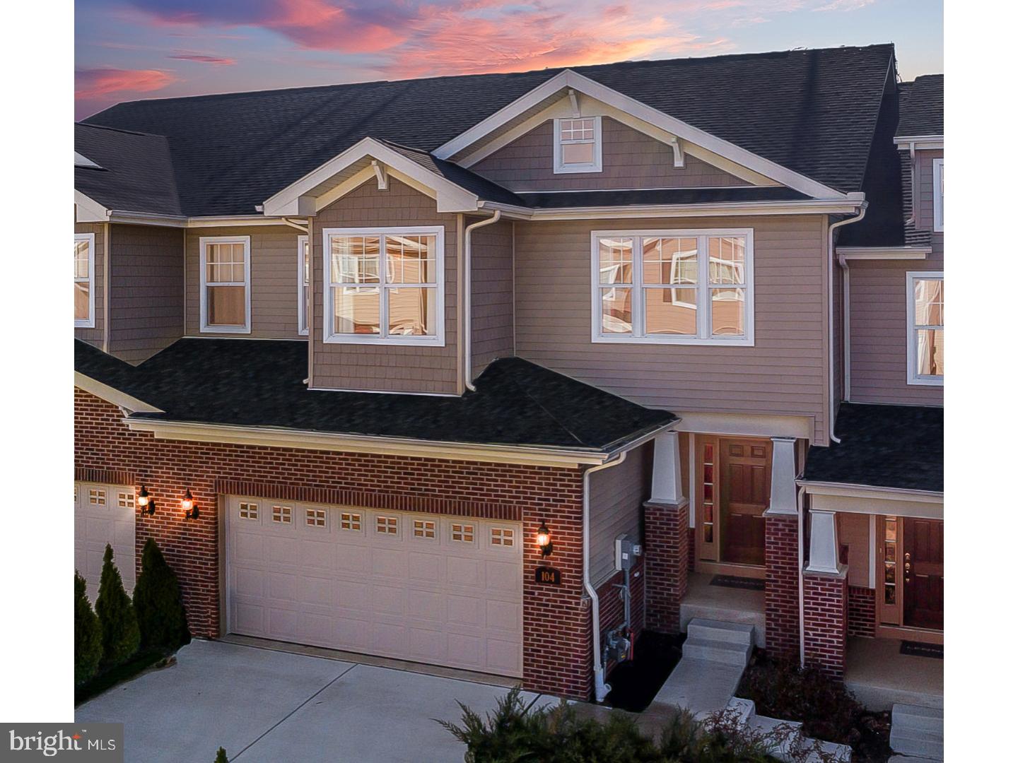 NOW OFFERING A FREE FINISHED BASEMENT! Town Centre Crossing, Garnet Valley's most popular new construction community, offers 96 luxury carriage homes in an ultra convenient location. This open concept floor plan offers spacious rooms and tons of storage. Upon entering, you will notice the cofferred ceiling in the foyer and the upgraded 5" hardwood floors throughout most of the main level and a beautiful staircase with stained treads and painted risers. There is a butler's pantry with glass upper cabinets, upgraded espresso cushion close cabinets in the gourmet kitchen with island all with level 3 granite. The family room features gas fireplace with black granite surround and sliding glass doors to the deck. Upstairs, there is upgraded carpet and pad, an owners suite with a cofferred ceiling, huge walk-in closets and bath with double vanity with granite countertop, frameless shower and over-sized corner tub. The second level has two additional bedrooms, jack and jill bath and a sizable laundry room. This home sits on one of the very best lots in the community!