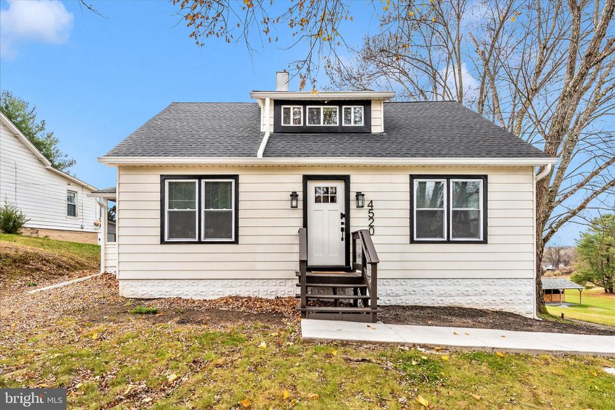 Beautifully renovated Cape Cod nestled in the heart of Finksburg. This 3-bedroom, 2-bathroom home offers modern luxury and timeless charm. Step inside to discover a spacious, thoughtfully designed layout featuring a first-floor primary suite, a sunroom ideal for relaxation or gatherings, relaxing on the hammock, a bright and airy upstairs, and a finished basement perfect for entertainment. The detached garage adds convenience and extra storage, while the phenomenal location places you close to local amenities. The entire home has been redone in 2024 and upgraded for style and comfort, including a brand-new roof, windows, HVAC system, electrical and plumbing, insulation, and sprinkler system. The designer kitchen includes high-end finishes and new Stainless steel appliances, while the luxury bathrooms offer a spa-like experience. With new (2024) flooring, fixtures, a water heater, and well pump, this home is truly move-in ready, offering both peace of mind and exceptional quality. Convenient commuting location close to MD 695, 795, 140, 32 and 26. Close proximity to the downtown shopping and restaurants of Westminster and Sykesville, voted America's coolest small town. Please see docs for septic work, septic inspection (2024) and appraisal completed in January 2025 showing a value of $474,000+!