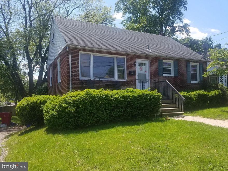 Charming cape cod located in the heart of the North End of Pottstown. Large living room. Eat in kitchen with corian countertops and stainless steel appliances. There are 2 generously sized bedrooms on the 1st floor and an updated full bath with tile flooring. The 2nd floor features an OVERSIZED  master bedroom with a spacious closet. The basement area is the perfect place for additional storage PLUS a 1 car garage with OFF STREET parking in the driveway. Newer windows throughout the majority of the home. You can enjoy relaxing on the patio overlooking the FABULOUS flat and private yard that backs to Spruce Park! PLUS you are conveniently located to RT 100, Rt 422 and LOADS of shopping and restaurants!