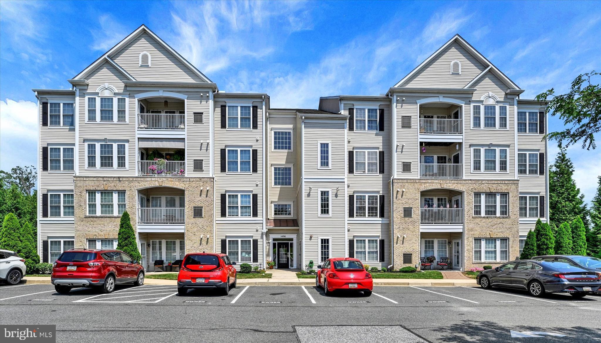 Welcome to the Charming Joppa Forest 55+ Condo Community!
Discover the perfect blend of comfort and convenience in this beautifully maintained condo community. The attractive buildings feature elevators, a spacious main entrance, and wide, open hallways on each level with cozy seating areas—ideal for relaxing and socializing.
Step inside this delightful condo and be greeted by a lovely foyer with elegant crown molding, a walk-in closet, and an additional storage closet. The expansive dining room, adorned with crown molding and chair rail, flows seamlessly into the generously sized living room—perfect for entertaining or quiet evenings at home.
The primary suite is a true retreat, featuring a tray ceiling, ceiling fan with light, linen closet and a luxurious en-suite bath with a walk-in shower and double-sink vanity. A second bedroom offers private access to the second full bath, which alsooffers a second door that connects to the living room for added convenience.
You’ll fall in love with the kitchen, breakfast room, and bonus space—ideal for a study, reading nook, or hobby area. Spacious Separate laundry room. Step out from the breakfast room onto your balcony. Residents also enjoy access to a clubhouse in the adjacent building, complete with an exercise room.
Don’t wait—schedule your showing today and experience the charm of Joppa Forest living! Pets allowed. Call condo managent to review verify if pet restrictions apply. Condo number in the listing. Cinch 1 Year Home Warranty Included!