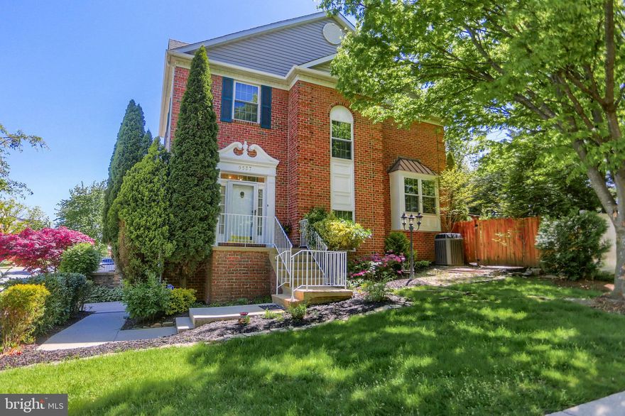 Space galore! Stunning  Lyons Gate End of Group (EOG) All Brick 4 bedroom 3.5 bath townhome with 1 car garage. The best that Owings Mills has to offer. Beautiful Hardwood floors throughout, crown molding, bay windows for plenty of light, recessed lights, gas fireplace and ceiling fans.  Enjoy the luxurious primary suite with vaulted ceiling and spacious ensuite featuring a soaking tub , double vanity and walk-in closet. Home has a highly desirable 1st floor primary bedroom with a luxurious full bath. Gourmet kitchen with new quartz countertops, ceramic tile,  newer appliances, recessed lights.   Relax on recently refinished expansive Deck for outdoor entertainment.  Beautifully landscaped for color throughout the seasons. Perfectly suited for multi-generational family, remote work with work/office spaces. Don't wait. The time is now buy before rates climb  higher. 1 year Home Warranty. Furniture available for purchase.