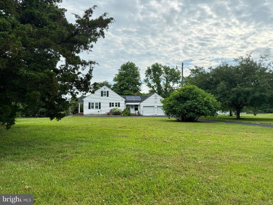 Great property located just outside of Berlin! Situated on 1 acre of land, this property has hardwood floors throughout and lots of charm! Spacious two car attached garage, blacktop semi circular driveway located just minutes to downtown Berlin, Ocean City and Assateague Island! New roof and Tesla solar panels for low utility bills and no CITY taxes!