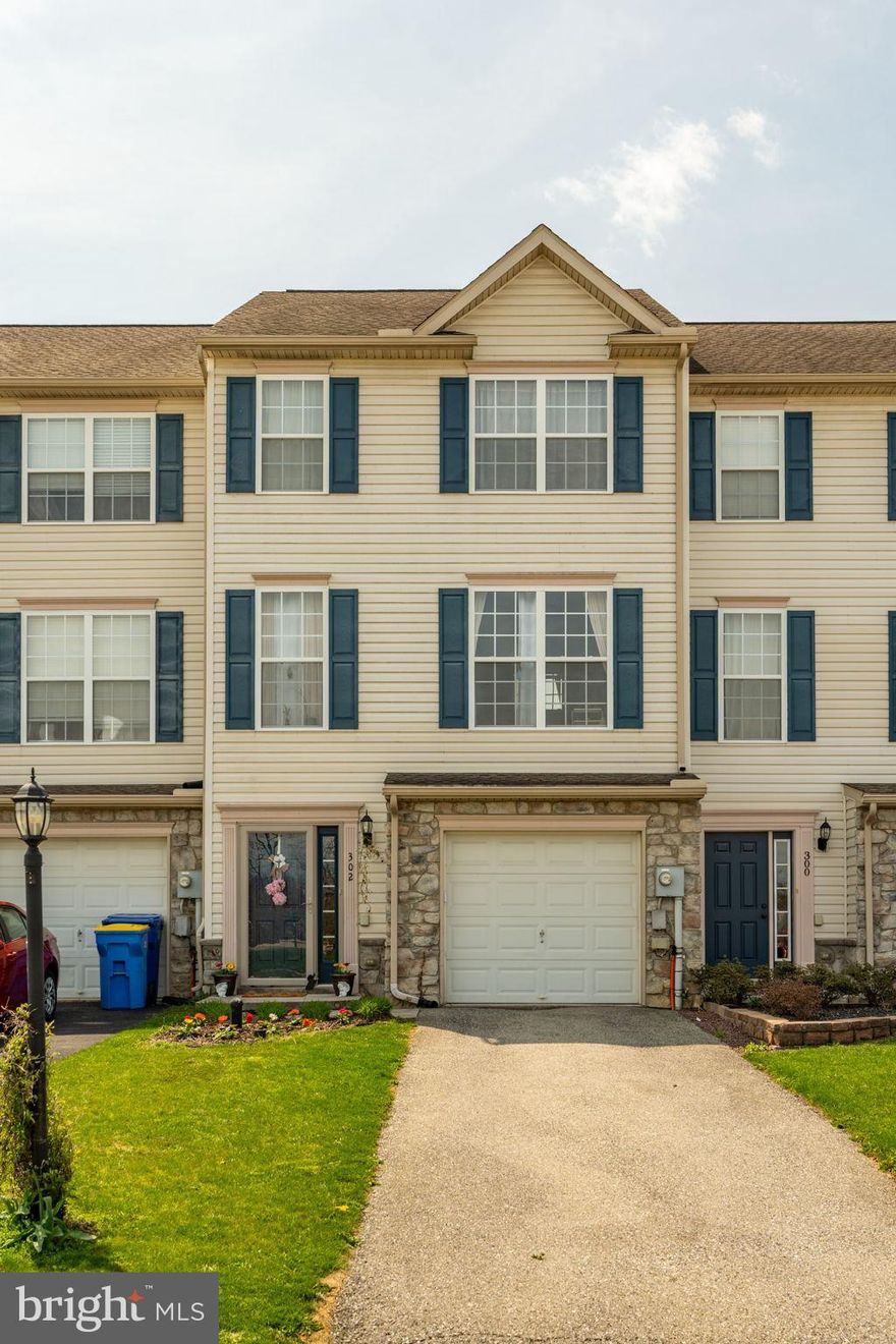 This beautifully maintained and stylish townhome offers the perfect blend of comfort, convenience, and charm. Featuring 4 bedrooms, 2 full bathrooms and 2 half bathrooms, and a private one-car garage, this home is ideal for modern living. The kitchen boasts gorgeous cabinetry, and a functional layout that flows seamlessly into the dining area. Upstairs, the generous primary suite includes an en-suite bath, while two additional bedrooms offer flexibility for guests, a home office, or growing family needs. Enjoy park views from your front windows. The neighborhood offers scenic walking paths, playgrounds, and green spaces while modern conveniences of shopping and restaurants are just a short drive away. This one won't last!