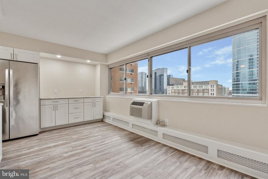 Enjoy convenient city living from this fully renovated, meticulously maintained, studio condominium unit with ALL UTILITIES included! Thoughtfully-designed, this home boasts a full-sized kitchen with stainless steel appliances, gas range, dishwasher, refrigerator, microwave, granite counters, and ample cabinetry space. A bright and clean tiled bathroom features a glass-enclosed shower and modern fixtures. River West Condominium is an all-inclusive, pet-friendly building, and the monthly rent includes 24-hour front desk security, secured entry, fitness center, resident's lounge, and ALL utilities (gas, electric, heat, water). Located in the Rittenhouse Square neighborhood, this home is situated in the midst of the best of Philly's dining and retail scene, world-class museums and cultural attractions, and is convenient to public and mass transit, Penn, Drexel, and more!