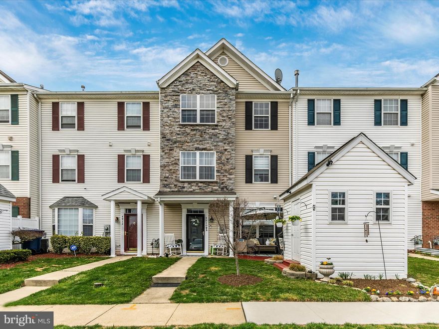 Welcome home to this charming three level townhome in the sought after Wellington Trace Community! This home features three bedrooms, two and a half bathrooms, new kitchen flooring and freshly painted kitchen cabinets, beautiful granite countertops, cozy main level, convenient laundry on the bedroom level, the top level is dedicated to the large primary bedroom with comfortable sitting area, ensuite full bathroom, a walk in closet and vaulted ceilings, it doesn't stop there with a new hot water heater, fresh paint, assigned parking, and additional storage in the outdoor shed, and the perfect spot for enjoying your morning coffee on the front patio. If that's not enough; enjoy all the Wellington Trace community has to offer with tot lots, a community pool, gym, walking paths, and a convenient location! Enjoy the short distance to major commuter routes, restaurants, shopping, and downtown Frederick! Schedule your private tour today before it's too late!