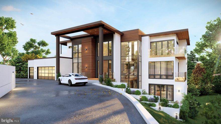 Move in before Christmas! A rare completed new construction opportunity in McLean—modern luxury living on a private 1+ acre lot.

Set above street level for added privacy and presence, this custom estate features 10,020 sq ft of indoor space and 4,216 sq ft of outdoor terraces, decks, and balconies. Designed with elevated living in mind, the floor plan includes 6+ bedrooms, multiple ensuite baths, and expansive entertaining spaces across four levels.  The innovative integration of indoor and outdoor spaces in truly one of a kind with windows and dissapearing doors inspired from the builders unique expereince in development in Dubai.

The main level offers a showstopping chef’s kitchen with quartz countertops, modern American White Oak cabinetry with high glossy light gray laquer, 8-burner gas range, and integrated LED lighting. Additional spaces include a butler station with a full 2nd kitchen, breakfast nook, formal dining, library, and oversized family room with modern built in fireplace.  Expansive 4 level spectacular stairwell featuring custom 1 of a kind chandelier and Switchable Smart Glass, this is where show-stopping aligns with the privacy and practicallity you desire.

Upstairs, the primary suite features a private sitting area room with a fireplace and built in coffee/wine bar, an enlarged private terrace with disappearing doors and absolutely stunning views.  Step into a spa-inspired retreat where expansive tilework stretches from floor to ceiling, wrapping the space in timeless sophistication. Every detail—from the oversized format to the subtle texture—was chosen to evoke calm, luxury, and intention.  Large dual built in walk-in closets with room to organize, room to breathe and room to grow.  The large secondary bedrooms include stunning ensuite baths, private balconies, and walk-in closets with custom built-ins.
