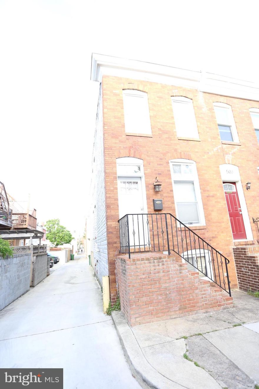 2 Bedroom 2 Bathroom  home with Parking Pad.   The home is a tucked away on Glover st with an easy walk to the park, safeway, Canton Square, restaurants , and other neighborhood attractions.  There are wood floors throughout the 1st and 2nd level, front portion of basement finished with tile floor.   There is a deck off primary bedroom perfect for  morning coffee or evening wind (wine) down.   Large kitchen with with high-end appliances.   Owner is agent... property is currently rented and the photos are prior to current rental