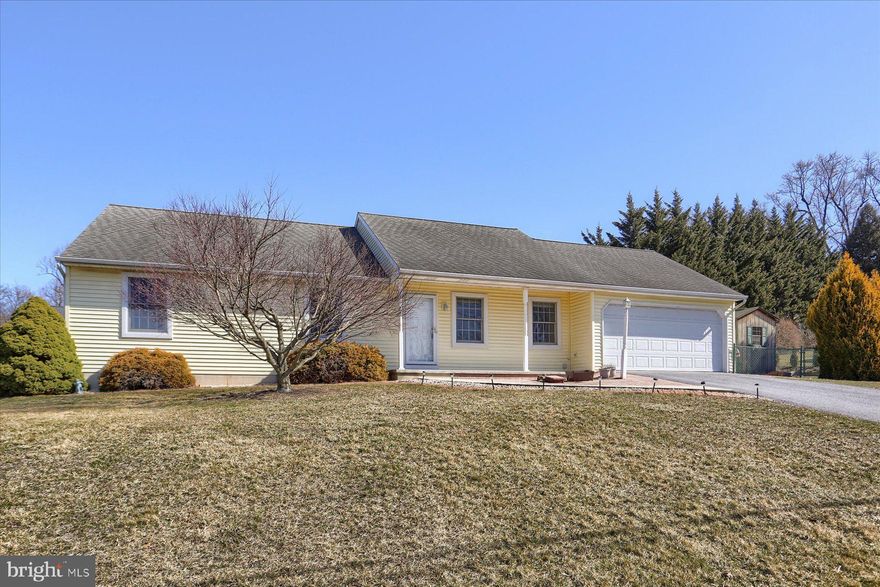 Welcome to this beautiful Derry Twp ranch home offering one-floor living in excellent condition. Located
½ mile from Hershey Med Center and tucked away in a very quiet setting on 0.3 acres. This custom-built
home features a fenced-in rear yard and a covered rear porch. The open-concept home features LVT
wood-like floors, 3 spacious bedrooms and 2 full baths and a first-floor laundry (washer and dryer
remain). Plus, the gorgeous kitchen with its appliances, an island, and ceramic back splash makes this
home so attractive!! Attached is a large 2-car garage and a large unfinished lower level just waiting for
someone to finish it with their creative ideas. This home has so much to offer. Close to all major
highways……schedule your appointment today! More photos coming on 3/11.
Please see our Virtual Tour...click on icon @ top of Listing Sheet under the address that says, "Virtual Tour".