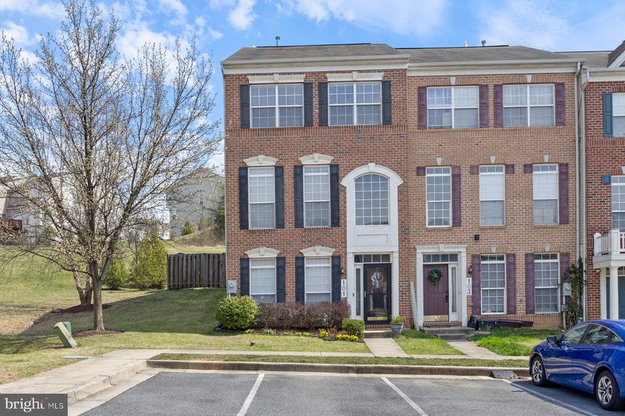 !!Multiple Offers Received! Seller will be reviewing offers on 4/5 at 5PM.!!!  Pristinely maintained and move-in ready 3R/3.5BA end of row brick Townhome located in the quiet neighborhood of Deerborne.  Parking is just steps from the door into your new home offering three floors of living space.  Step into the ground floor with a two story entry offering a view of the main floor and plenty of natural light.  On the ground floor is a home office or possibly a fourth bedroom with a walk-in closet, a full bath and a spacious family room. The main floor offers plenty of living space with an open floor plan featuring a spacious dining room, a home office or child's play space, a large living room with a gas fireplace feature, a half bath, a breakfast room, and a beautiful kitchen.  The kitchen boasts plenty of wood cabinets finished with crown moldings, a separate pantry closet, plenty of counter space, a decorative tiled backsplash, stainless steel appliance including a double wall oven and a gas cooktop, and a double porcelain sink set into the island with a raised breakfast bar offering seating for three or more. On the last floor you will find two spacious secondary bedrooms, a full bath, and a grand primary suite. The primary boasts a large walk-in closet and a private en suite featuring a double sink vanity, a walk-in shower, and a deep soaking tub.  From the main floor step outside to a large fenced yard with tons of green space and possibilities.  This home is ideal for any new homeowner and features hardwood floors, easy care vinyl floors, recessed lighting, and so much more.  Imagine all this and located in close proximity to shopping, restaurants, and commuter routes.