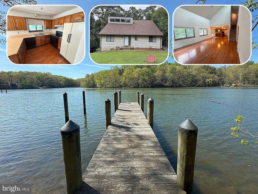 Start your spring with a showing of this waterfront home that is priced at $500,000! Discover the perfect blend of waterfront living and peaceful privacy in this 3-bedroom, 3-bath home with endless potential. Nestled on nearly an acre lot with mature trees, this property offers direct water access and a newer pier with pylons already in place—ready for you to add your ideal boat lift. A gently graded path wide enough for a golf cart or 4-wheeler makes getting to the water effortless.

Inside, you’ll find beautiful hardwood floors, spacious bedrooms, and a layout ready for your updates and personal touch. The primary bedroom and living room have beautiful high vaulted ceilings that give a luxury feel to this private wooded waterfront sanctuary.  The basement offers a beautiful wood burning stove that opens up to space for entertaining. Whether you’re looking to modernize or simply refresh, this home offers an incredible opportunity to create the waterfront retreat you’ve been dreaming of. 

Step outside to a large back deck perfect for morning coffee, evening sunsets, and hosting friends. With ample wooded privacy and room to relax, this outdoor living space is truly a highlight.

Bring your vision and unlock the full potential of this exceptional waterfront property—your dream home on the water awaits!