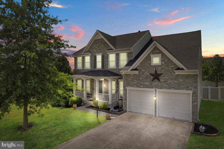 Thanks to the wonderful US Government, YOU now have another opportunity to get a tremendous home!  Incredibly maintained stone from Stanford II Model from Richmond American sitting on a quiet street in the exclusive community of Chapel View.  This home offers so much more than the white and grey you see everywhere with a soothing color pallet, large kitchen with a ton of cabinets and large walk in pantry, huge family room with knee wall, gas fireplace, and access to rear deck with bar.  The walk up finished basement is perfect for family hang outs or late night fun.  This home has been very well taken care of with new main level AC, newer refrigerator, microwave, patio door, and Roof INSTALLED in 2023!  The rear private office makes for a nice perk to keeping a quiet environment for your work from home needs.  The curb appeal is stunning and the rear yard is fully fenced with privacy vinyl in a tax tone with white trim.