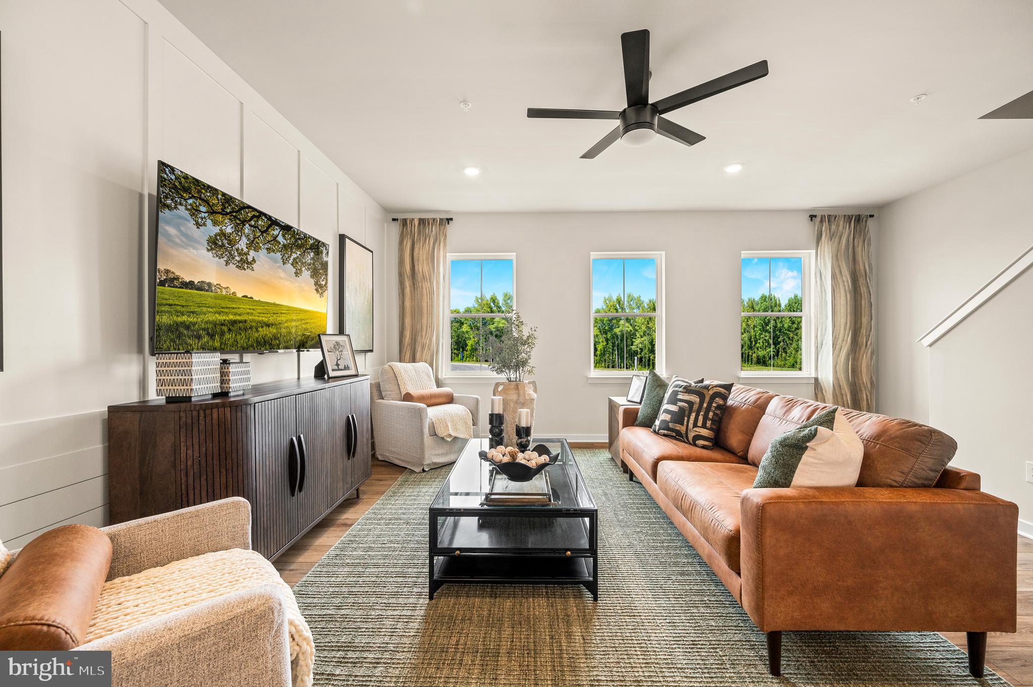 ***SUMMER SALES EVENT HAPPENING NOW** September 2025 MOVE-IN AVAILABLE! Welcome home to the Cambridge at River Pointe. The entry level offers a 2-car garage and spacious recreation room with half bath that can be used for any number of functions - a home office, media room, playroom, or home gym - this space could cater to your needs! On the impressive main level, you will immediately notice the open and airy feeling with 9' ceilings and large windows. The kitchen features an abundance of 42" cabinets with soft-close hinges topped with quartz countertops including a large island. You will also find a dining room for the nights you prefer a sit-down dinner or perfect for entertaining with a large deck right off the kitchen! This level is complete with a spacious great room and another half bath for convenience. Upstairs, you will find laundry at the top of the steps, with the included washer and dryer. The primary suite offers a walk-in closet and en-suite bath outfitted with dual sinks and a tastefully designed subway tiled shower. On the other side of this level are two secondary bedrooms that could easily be used as a guest room, craft room, or home office. A hall bath is nearby to ensure comfort for all residents. Come see why we are 80% SOLD OUT at River Pointe!
*Please read: Prices, dimensions and features may vary and are subject to change. Photos are of the actual floor plan but colors and finishes will vary. The agent's client must acknowledge on their first interaction with Lennar that they are being represented by a Realtor, and the Realtor must accompany their client on their first visit. If you are visiting us for an open house, please visit the model home for access. Taxes assessed after settlement.*