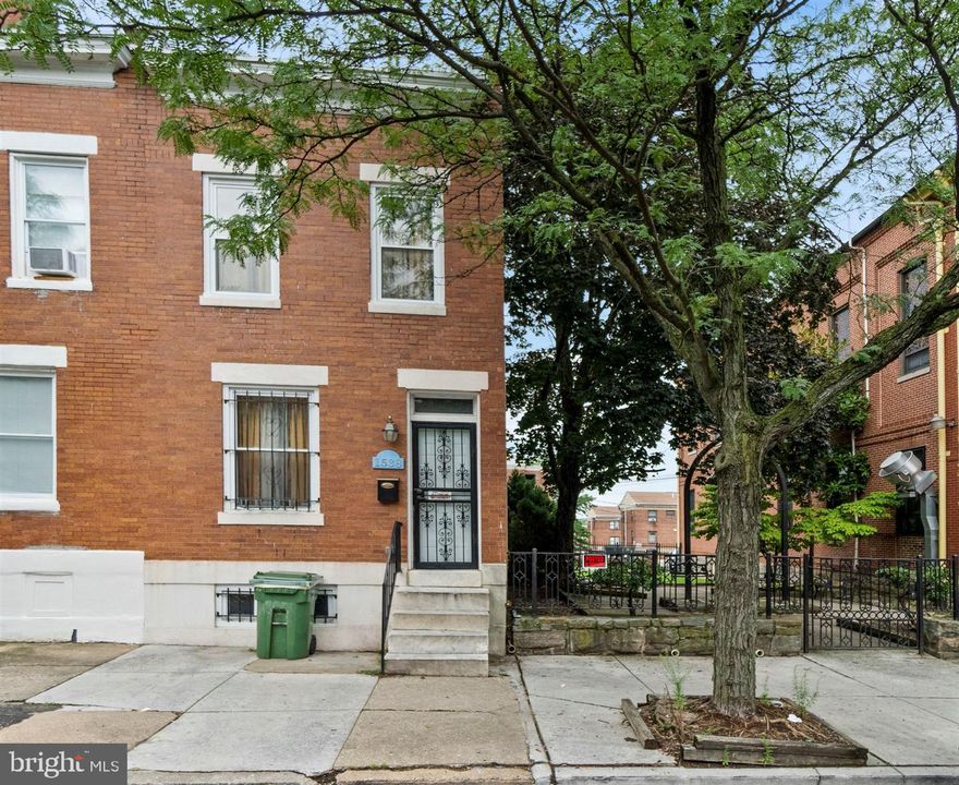 Spacious End Of Group Unit In Sandtown-Winchester Area! This Two Bedrooms, 1 Full Bathroom Home Offers Carpeting Thoughout The Main Level, Vinyl Flooring In Kitchen & Carpet All Throughout The Upper Level. The Living Room Has Tons Of Natural Light, Separate Dining Area, & Kitchen Spacious Counter Top Area, Gas Stove, Plenty Of Cabinet Space & Access To Rear Yard Great For Entertaining. The Upper Level Includes Two Spacious Bedrooms & 1 Full Bathroom With Soaking Tub. The Unfinished Basement Is Perfect For Storage Or To Be Completed As A Finished Family Room Area! Bonus Feature Includes Laundry In Basement & Rear Deck.  Schedule Your Showing Today! **Home Does Not Have Central AC, Window Units Or Installation Of Central AC Will Be Needed By New Owners**