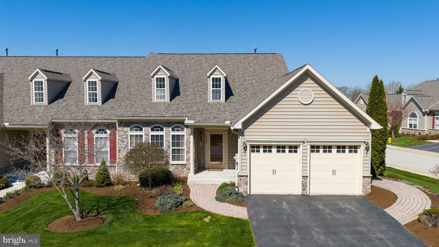 Situated in the 55+ community of the gated golf community of Regents’ Glen, this home enjoys access to exceptional amenities including a clubhouse with restaurant and bar, fitness center, bocce ball, pickleball, and tennis courts. Residents can take peaceful strolls around the private lake or enjoy biking along the trail that borders the community. The location is also just minutes from the Country Club of York. Featuring a brand new roof and HVAC system in 2025 and new 70-gal water heater in 2024. This spacious condo features soaring cathedral ceilings throughout the main level, creating an airy and inviting atmosphere. The open-concept living room, dining area, and kitchen provide an ideal setting for entertaining and everyday living. The kitchen is a standout, offering a double oven and a cozy breakfast nook—perfect for enjoying your morning coffee—with direct access to the deck. Enjoy the ease of one-floor living with a first-floor primary suite, complete with two walk-in closets and a luxurious en-suite bath. A private study, convenient powder room, and laundry room complete the main level.The finished lower level expands your living space with a large family room, wet bar, powder room, and a versatile bonus room—ideal for guests, a home gym, or hobby space. Upstairs, you’ll find two generously sized guest bedrooms, each with walk-in closets, a full bath, and an additional flex area perfect for storage or creative use.