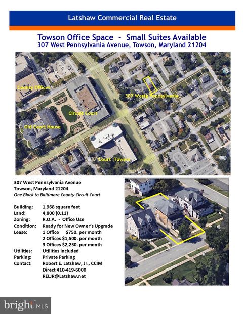 307 W PENNSYLVANIA AVENUE TOWSON MD 21204