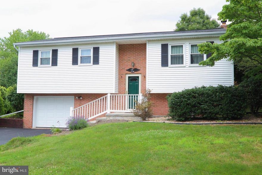 Looking for a country lot in a country setting? You found it! Comfortable Bi-level home with just completed granite counter top, tile back splash, ceramic tile in LL family room, plus pellet stove and new water heater. Great walk-in shower too. Outside fenced yard, covered deck & pond. Come and enjoy!