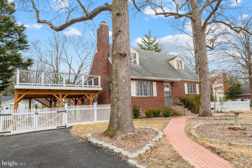A  great opportunity for the new home owner to update this well built 1954   Cape Cod brick home  in the
Barcroft neighborhood.  A location close to   shopping, transportation, dining,  schools, parks, walking - bike trails 

   Carport/Deck and fence installed 2022/2023. New furnace installed 2019.