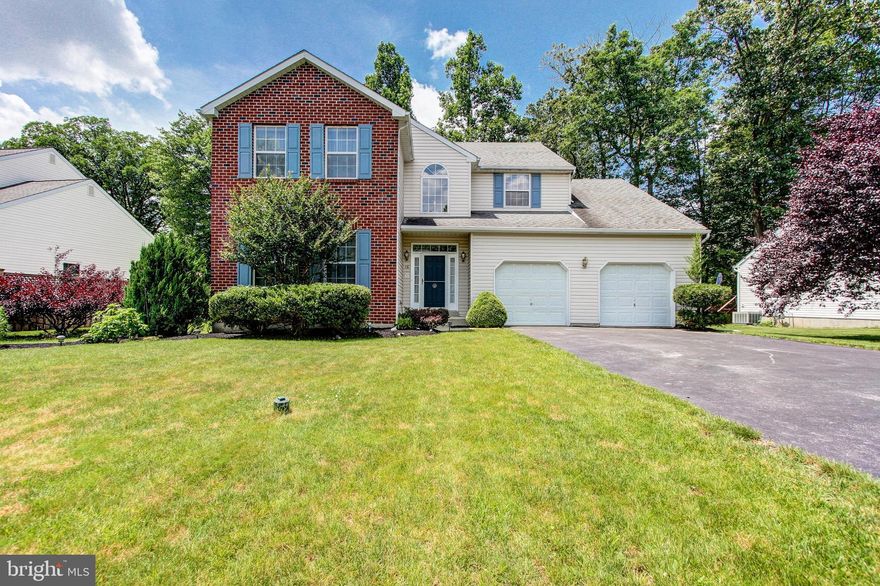 This spacious Colonial in  Walnut Green  development is part of Garnet Valley school district. The 4 bedroom, 2 1/2 bath consist of a formal  living room and dining room with wainscoting & crown molding. Cozy family room with fireplace, roomy modern kitchen with all the appliances included. Dine outdoors on the oversized maintenance free deck overlooking the fenced in yard. For added space, the basement is beautifully finished with a separate room that could be a den/study/office.