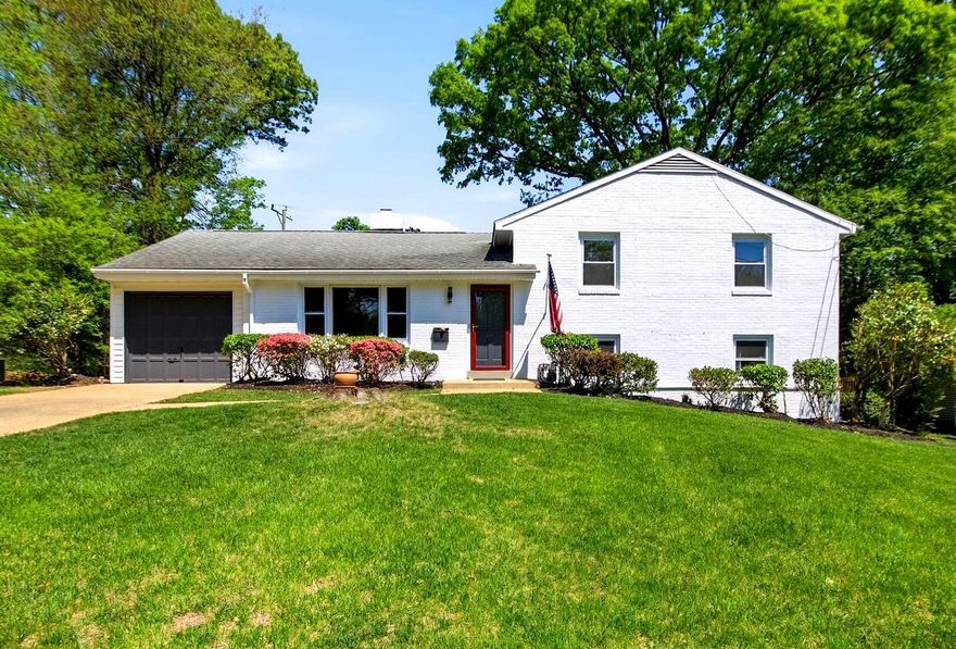 Stunningly Renovated throughout, this Split Level home is nestled in the heart of West Springfield, in the Springfield Golf and Country Club community set on almost a third of an acre with 4 Bedrooms and 3 Full Bathrooms, giving you serenity at best with a cozy private year yard and a garage**Thoughtfully updated throughout the entire home with high end quality finishes with a designer modern flare**As you enter the main level, you are greeted with an open concept floor plan with endless decorating possibilities, a spacious living room equipped with a cozy gas fireplace set in custom stylish accent wall design and gleaming hardwood flooring, leads to an open dining room with French doors leading to a large rear patio and the Gourmet kitchen featuring an abundance of white cabinets with custom handles for all your storage needs, high end modern Stainless Steel appliances along with a 5 burner gas cooktop for all your cooking needs, along with access to the garage with a separate storage room**Cascade the stairs to the upper level with gleaming hardwood floors, 3 bedrooms and two beautifully renovated bathrooms, hall bathroom is equipped with a tub/shower, master suite has a it’s own private bathroom**Descend down the stairs to the lower level with luxury vinyl plank scratch-resistant flooring with an open and bright recreation room with French doors to another rear patio and a door to the side of the rear yard, a full bedroom, beautifully renovated full bath with a shower stall, utility room with Magtag washer and dryer and a wet sink giving you added cleaning convenience**All three bathrooms have been completely renovated with high-end tile, modern vanities, updated fixtures, heated mirrors with multiple light settings and sleek stand-up showers. Additional storage area provides extra convenience and functionality** High end renovations to include brand-new energy-efficient PVC windows, upgraded premium doors, fresh interior and exterior painted, recess lighting. Enjoy a blend of elegance and durability with refinished hardwood floors on the main level and luxury vinyl plank waterproof, scratch-resistant flooring in the walkout daylight full basement. Brand new Hot Water Heater, HVAC system professionally serviced, Generator to power the entire house**The Garage is immaculate with painted walls, and floor, with access to a spacious storage room, door to enter into the kitchen, and a door to exit to the exterior side of the house**Make sure to step outside to a fully renovated patio from the main level, and the patio from the lower level that overlook a large beautiful backyard with a dedicated children’s play area with swings and a fun tree house, a rear shed, perfect for relaxing afternoons on the cozy bench while enjoying a beverage, with ample room for a firepit. Spend quality peaceful time for yourself, or perfect for family and friend gatherings. Repaired and replaced fencing offers enhanced privacy and durability with landscaping to include beautiful azalea bushes. This move-in ready home combines comfort, style, and space, just waiting for you to personalize as your own, with the convenience for commuting to I395, I495, Old Keene Mill Road, Fairfax County Parkway, bus stops, an array of shopping, dining and entertainment for the family, just minutes to the Springfield Town Center, Orange Estates Park, Hidden Pond Nature Center, Pohick Stream Valley Park, Springfield Metro and much more! ***Virtual Tour Available***



.