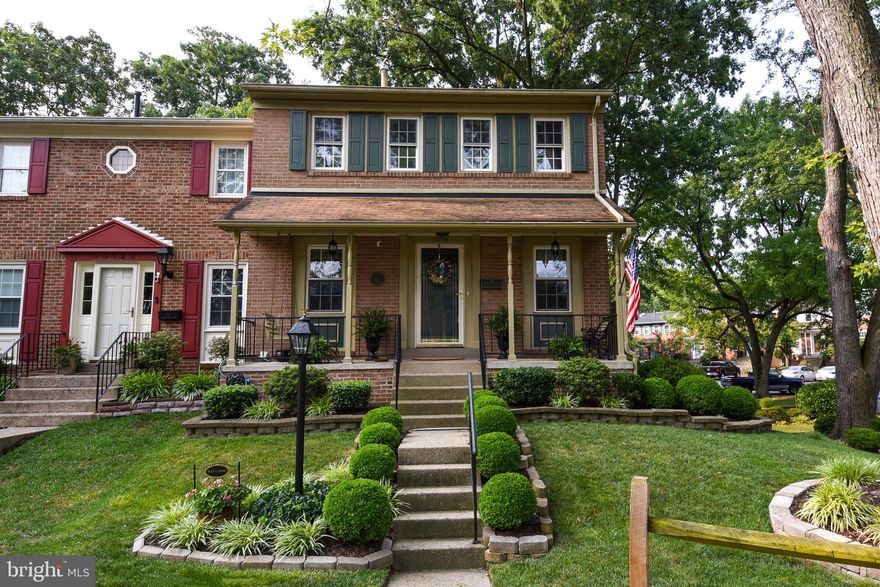 HIGHEST AND BEST DUE BY MONDAY, AUGUST 7 AT 12PM.

We're humbled by the interest and wish we had a property like this for any and all. 

Charming, meticulously cared-for three bedroom, three bathroom end-unit townhome.  The front porch and bench swing welcome you home. 
New primary bathroom was completed just three years ago. Hardwood floors throughout the home (under the carpeting with the exception of the dining room).
You will adore the private, park-like back yard. It's a nature-lover's dream! Some have even said the woodland creatures that visit can talk.
LONG Window Warrantee. LEAF GUARD Warrantee. 
Conveyances: Window and Patio Door Blinds; Interior Window Shutters; Outdoor Garden Lighting and Transformer; Lights Affixed to the Deck; Outdoor Benches; Front Porch Swing; Bird Baths; Hose Hangers (Front and Back); Underground Hose & above ground extension w/3 Sprinkler Heads (front and side).