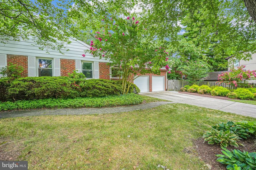 This one is special! 9126 Flower Ave, lovingly cared for by the current owners for over 40 years,  is a meticulously maintained one-level home that offers over 2300 square feet of living space. The home sits on one of the largest lots (over 12,000 square feet) in Silver Spring’s desirable Highland View neighborhood. As you enter through the center hall you are greeted by a generously sized living room with a gas fireplace and plenty of natural light. The kitchen, with stone counters, stainless steel appliances and custom built-ins, opens to a large addition with ample space for a breakfast room and family room, as well as a dedicated dining room. A wall of windows and glass doors provide views and access to the private backyard oasis!  On the other side of the center hallway you’ll find the primary bedroom boasting two generously sized closets and an ensuite bathroom with a double vanity. Two additional nicely sized bedrooms, each with two closets, and a hall bathroom round out this spacious home. A convenient laundry room/mudroom provides additional storage and access to the backyard with a covered breezeway leading to the rare two-car garage! The fully fenced backyard with lovely landscaping and a large slate patio (2022) is a nature lover’s dream and perfect for entertaining. This prime location is minutes to I-495 and major commuter routes, and convenient to the future Purple Line. Neighborhood parks and Sligo Creek’s hiking and bike trails are just steps away. Come see this unique property for yourself and don’t miss this special opportunity!