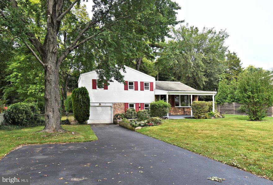 Welcome to 4 Arthurs Court, a classic split-level home perfectly situated in a quiet cul-de-sac in the heart of Plymouth Meeting. The established neighborhood, inspired by the Knights of the Round Table, offers unbeatable convenience, just steps to the Plymouth Meeting Mall just across the street and quick access to the PA Turnpike, Route 476, and major commuter routes, this location offers exceptional convenience without sacrificing neighborhood charm.

Set back nicely from the street, this home has great curb presence and a larger-than-expected front yard. Inside, you’ll find a spacious main level, large dining room and a generous kitchen addition featuring skylights, stainless steel appliances (approx. 5 years old), and plenty of room for cooking and gathering!  
Upstairs, four bedrooms provide flexibility for bedrooms, office space, or hobbies. All bedrooms are modest in size; the primary has its own full bath, and the second bath is located in the hall. Both baths are original, offering an opportunity to renovate to your taste. 

Out back, the property borders a scenic tributary creek and features a gabion wall, and the rear patio and shed provide space for outdoor enjoyment and storage.

Additional features include a newer HVAC system (1 year), hot water heater (approx. 5 years), and a crawl space for extra storage. Utilities are reasonable, and the home has been well maintained over the years.
This home retains much of its original mid-century character, offering an excellent opportunity for cosmetic updates to suit your style. With solid construction, a great location, and plenty of potential, 4 Arthurs Court is ready for its next chapter.