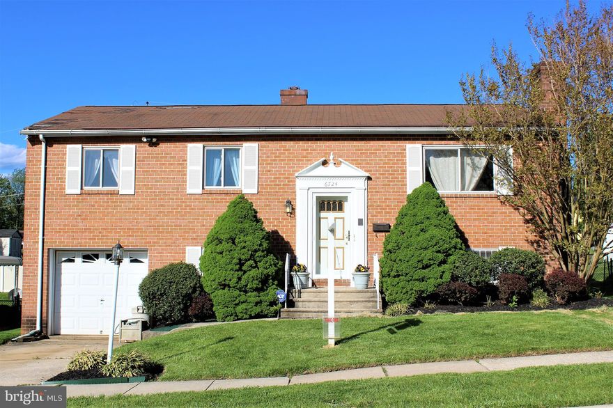Spacious split foyer with 3 bedroom, 2.5 baths located on quiet street ready for you to make your home.  It  is conveniently located close to public transportation and shopping.  This home offers family room with wood burning fireplace, separate laundry, additional room/office for you to use at your whim and a attached 1 car garage with inside access. Under the existing carpet are the original hardwood floors just waiting to shine bright again.  As they have been protected for many years.  BGE energy efficient windows throughout to help save on the energy bill. The fully fenced spacious yard features a patio and walkout deck from both the dining room and kitchen for your entertainment and/or relaxation purposes.  While still having plenty of room in front.  Additional shed in the yard gives you even more storage space. A few updates to this Gem and VIOLA!!!! The potential with this home is endless. The only thing missing is you.  This home is being sold as-is and the price has been adjusted to reflect as such.