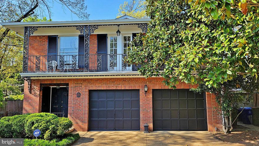 Stunning French Colonial on premium landscaped lot.  Located in the sought after Arlington Ridge neighborhood.   Hardwood floors just refinished & fresh paint throughout.  Upgraded Gourmet Kitchen offers granite countertops, marble floor & cherry cabinetry.  All baths updated with marble.  Spacious Living Room with gas fireplace and brick accent wall - walkout French door to front terrace.  Sunroom with floor to ceiling windows & skylights offers abundant natural light.  Banquet sized formal dining room - perfect for entertaining.  Private study with fireplace, wet bar & pocket doors - well suited for stay at home working.  All 3 bedrooms have ensuite bathrooms.  2-car attached garage and driveway parking for 4 cars.  Beautiful Georgetown garden patio with Gazebo.  New windows are scheduled to be installed on May 9th.  New light fixtures/fans to be installed in 1st floor baths.  Owner/agent.  Very convenient to Pentagon City, West End, Crystal City "National Landing", Amazon HQ2, The Pentagon, Reagan National Airport. One stop light to DC.