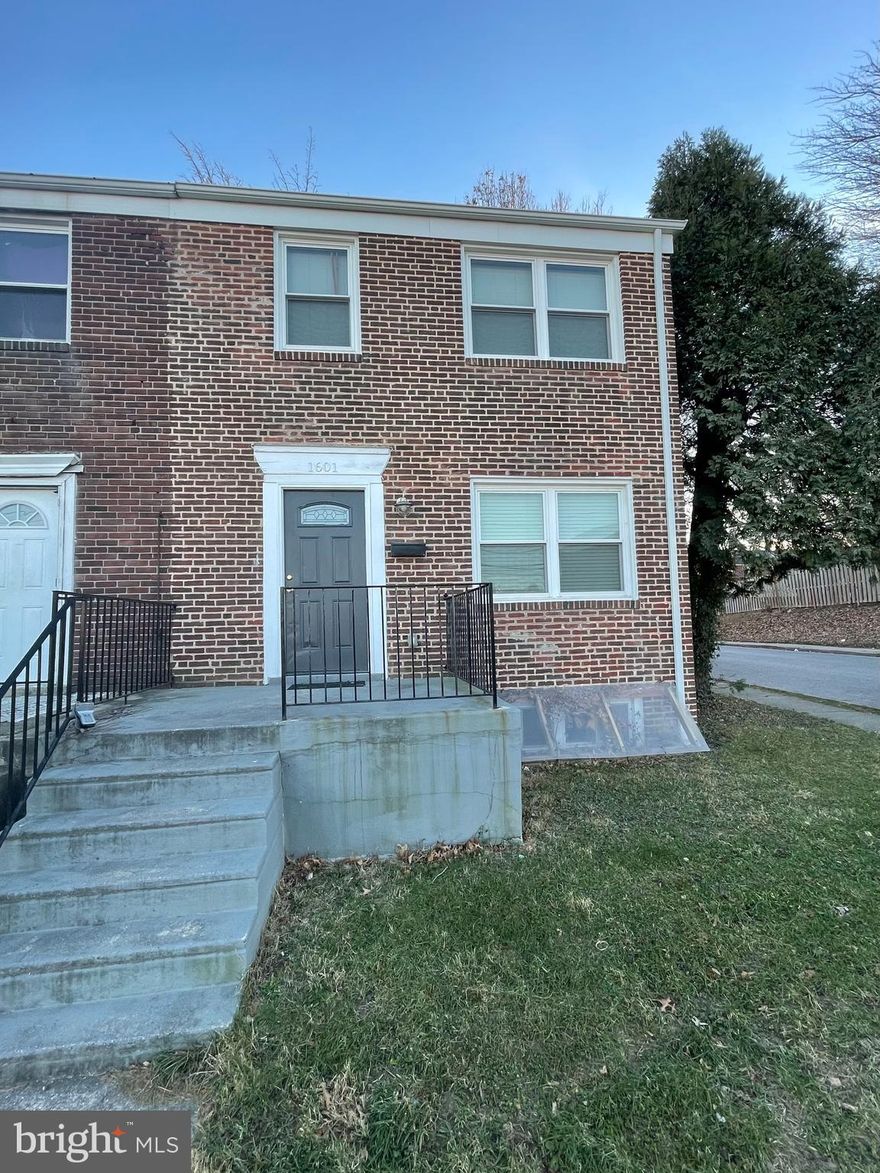 EOG Townhouse right across the street from Morgan State University! Gorgeous throughout and recently remodeled! This 3 bed 2 Bathroom townhouse is gorgeous throughout! Perfect or a starter home or add this to your rental portfolio!!! Gorgeous remodeled kitchen, separate dinning room, living room. Finished basement with storage! Spacious bedrooms and full bathroom upstairs. This house is gorgeous throughout! It's a must see! This won't last long!