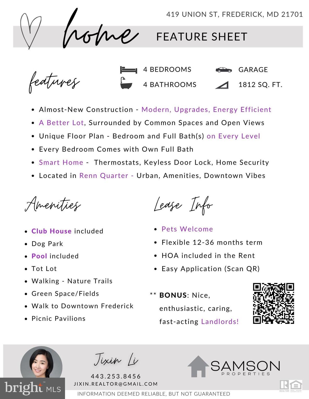 RENN QUARTER - Residential Lease