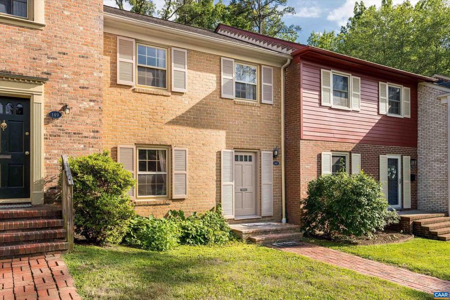 Great opportunity for the next homeowner to enjoy a spacious and conveniently located townhome in the sought after Georgetown Green Subdivision.  This four bedroom and two and two-half bathroom townhome is ideally situated in Charlottesville and comes nicely equipped with granite countertops, vinyl plank flooring throughout, new interior paint, maple wood cabinetry with soft close drawers, stainless appliances, spacious primary bedroom suite, and much more. You are minutes away from the Shops at Stonefield Towncenter, as well as super easy access to Route 29, Route 29 Bypass, Route 250, Albemarle High School, etc.  147 Georgetown Green is a wonderful home to unwind from a long day be enjoying the private terrace off the walkout basement.  The homeowner's community offers a swimming pool for its residents.  This unit has 2 assigned parking spaces in front of the home.
