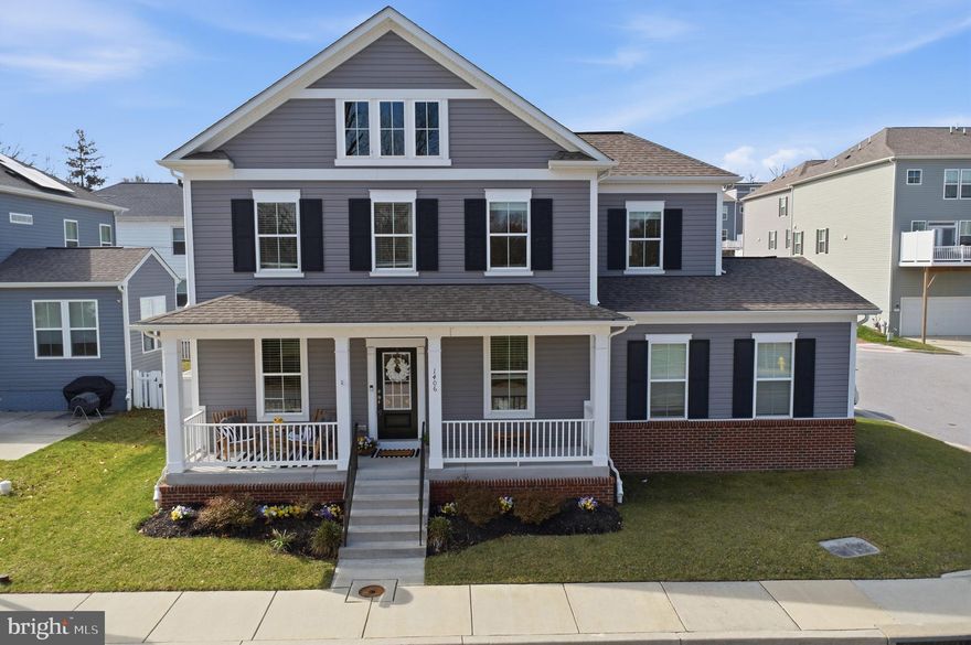 Welcome to 1406 Becknel Avenue in the heart of Odenton—where modern comfort meets thoughtful upgrades and unbeatable convenience. Built just six years ago, this beautifully maintained home offers the perfect blend of move-in-ready ease and elevated finishes throughout.

Step inside to find gleaming hardwood flooring across the main level, creating a warm and seamless flow ideal for both everyday living and entertaining. The spacious layout features five bedrooms, including a highly desirable lower-level bedroom with a full bathroom—perfect for guests, in-laws, or a private home office setup.

The show-stopping primary suite has been completely renovated to deliver a true retreat experience, highlighted by a custom California Closet system that maximizes both style and functionality. At the heart of the home, an expansive fireplace anchors the living space, adding both character and comfort.

Out back, enjoy a beautifully designed stone patio—perfect for relaxing evenings or hosting gatherings. And for commuters, it doesn’t get more convenient than this: you’re within walking distance to the MARC train, offering easy access to DC, Baltimore, and beyond.

As an added bonus, this home features a rare assumable VA loan at an incredible 2.25% interest rate—an exceptional opportunity in today’s market for qualified buyers.

This is the one that checks every box—location, layout, upgrades, and value. Don’t miss it.

**Some images may have been digitally altered**