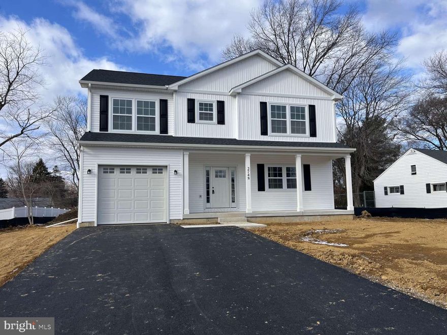 New Construction -Don't miss out-Currently the build is in progress-Pictures of the finished homes are from our builders past builds. Gallagher realty Group LLC. proudly presents this New 4-bedroom and 3-bathroom home that includes roof, siding, windows, electrical wiring with a 200-amp service electric panel, plumbing, two separate HVAC electric heat pumps/central air systems for controlled comfort. This home also features custom wainscoting, chair railings, crown molding, beautiful recessed electrical lighting and refined lighting fixtures. As you walk through the home, you are greeted with alluring laminate wood floors throughout and luxurious tilework. The layout in this home provides a smooth flow between the living room, kitchen and dining room areas. The kitchen features elegant white shaker cabinets, an oversized island with room for all of your cooking needs, granite countertops, subway backsplash tile, and stainless-steel appliances. The first-floor bathroom, and mudroom that have your washer/dryer/laundry room which also leads into the garage. All of the bedrooms are featured on the second floor. As you walk into the spacious master bedroom you are greeted with high vaulted ceilings, a large walk-in closet and a primary bathroom with a double sink vanity and beautiful tile work in the shower. One of the best features in this home is a fully finished basement providing additional living/hangout space for all of your family/friend gatherings. Do not miss out on this opportunity showing to start soon to see this beautiful property 01/21/2025