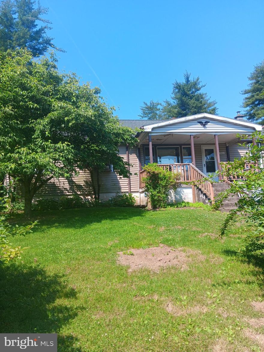 Unique opportunity to get 5.1 scenic acres in prime Lower Allen Township location overlooking the Yellow Breeches Creek. This offers many opportunities:  subdivision, remodel or tear down to build your dream home.  House features 3-year-old central air and gas furnace.  Roof 7 years old.  Well pump 1 year old.  Workshop can be converted back to garage.  Washer and dryer on the Sunroom addition.  Full basement and walk-up attic.  No flood insurance required.  Gorgeous treed lined lot with path from house leading to the Yellow Breeches.  This is an estate and is being sold as is.