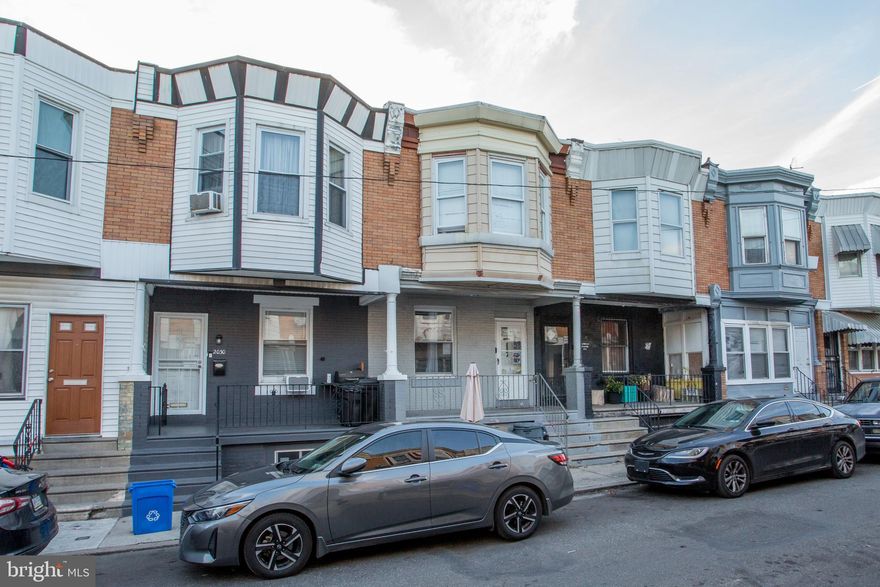 Welcome to 2028 S Alden St in the heart of the Kingsessing neighborhood. This property offers 3 bed 1 bath, laminate flooring throughout, formal living & dining room,  updated kitchen (2017) with gas stove and an unfinished basement with new boiler installed in 2013 and water heater installed in 2019. Property is tenant occupied, with tenant paying $1,300 monthly bringing in $15,600 per year. Lease expires June 2026. All showings by appointment only. Property has a cozy fenced in rear yard.  Perfect for any investor or first time home buyer!