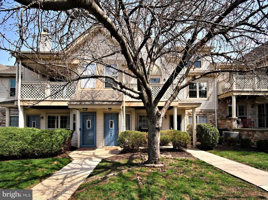 Welcome Home to This Immaculate Industrial Style  Middle 2nd Floor Unit in the Highly Desirable Montgomery Brooke Community! This beautifully maintained 2 bedroom, 2 bathroom condo offers a perfect blend of style, comfort, and convenience. As you ascend the entry staircase, you're greeted by soaring cathedral ceilings and a bright, open concept  layout filled with natural light. The spacious living and kitchen area features sliding glass doors that lead to a private Deck complete with a storage closet ideal for unwinding after a long day. The updated kitchen boasts granite countertops, a breakfast bar, and a newer dishwasher perfect for both everyday living and entertaining. The generous primary bedroom includes a walk-in closet and access to a Jack and Jill full bathroom. Upstairs, a custom wood floating staircase leads to a versatile loft space, great for a home office or additional living area. Just one step beyond is the second bedroom with its own full guest bath and a spacious closet. This home showcases pride of ownership with stylish newer systems throughout.  Additional Features Include: Newer windows and slider with framing, Granite countertops and breakfast bar, Custom industrial railing and lighting fixtures, newer dishwasher and newer heating and A/C unit (2022). HOA Amenities: Enjoy low maintenance living with access to the community swimming pool, tennis courts, landscaping, snow and trash removal, roof, water, and sewer. Prime Location: Minutes from Route 422, Philadelphia Premium Outlets, and a wide variety of restaurants and shopping options. Don’t Miss Out.  Schedule Your Tour Today!